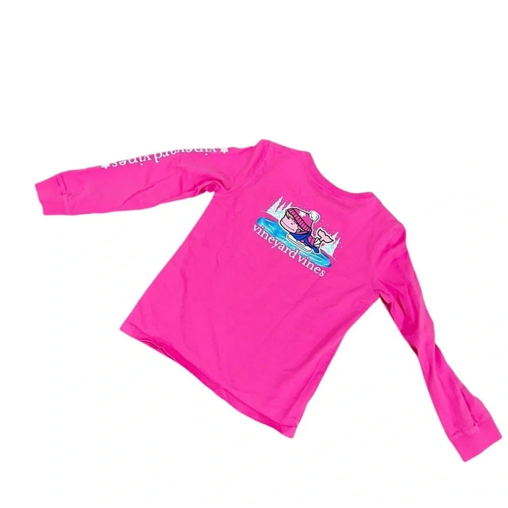 Vineyard Vines/mountain warehouse fleece/rashguard/tee Pink bundle of 3 5(girls) - Picture 7 of 10